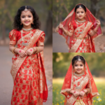 দোপাট্টা সহ বেনারসি কাতান শাড়ি (ওড়না ছাড়া) - Image 3