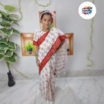 বাচ্চাদের সুতির রেডি শাড়ি